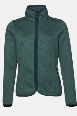 New Ayacucho Fleece Drasland II Jacket W Darkest Spruce Melange