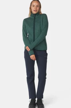 New Ayacucho Fleece Drasland II Jacket W Darkest Spruce Melange