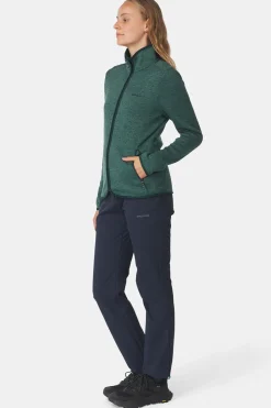 New Ayacucho Fleece Drasland II Jacket W Darkest Spruce Melange