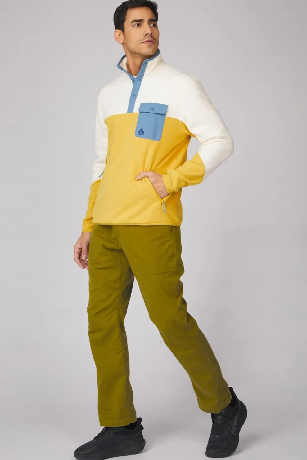 Fleece Fitzroy Snap Pullover M-Ayacucho New