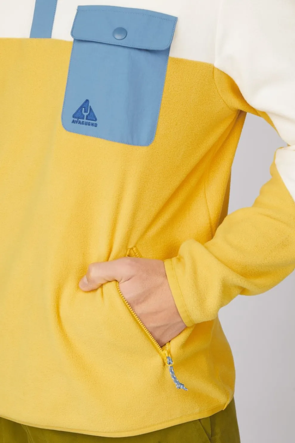 Fleece Fitzroy Snap Pullover M-Ayacucho New