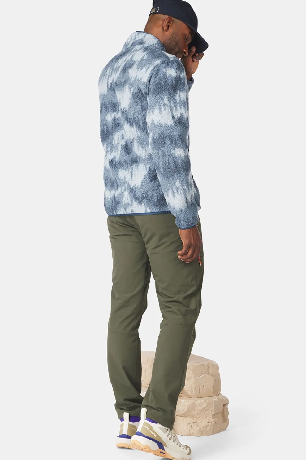 Fleece Flynn Printed 1/2 Zip Fleece M-Ayacucho Outlet