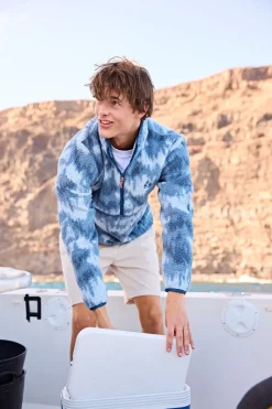 Fleece Flynn Printed 1/2 Zip Fleece M-Ayacucho Outlet