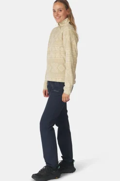 New Ayacucho Fleece Inverno Printed Fleece Half Zip W Fields Of Rye Print