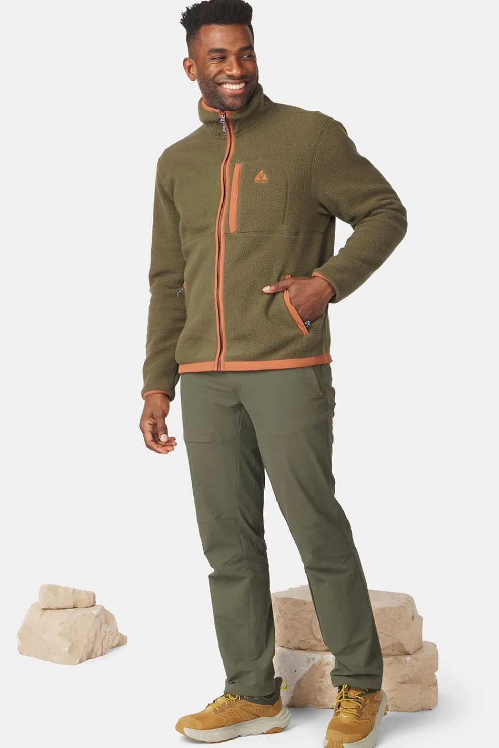 Online Ayacucho Fleece Lautaro Sherpa Jacket M Kalamata / Coconut Shell