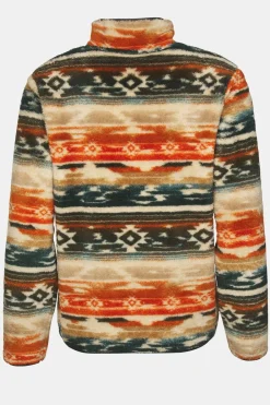 Outlet Ayacucho Fleece Leiria Printed Snap Pullover W Rust