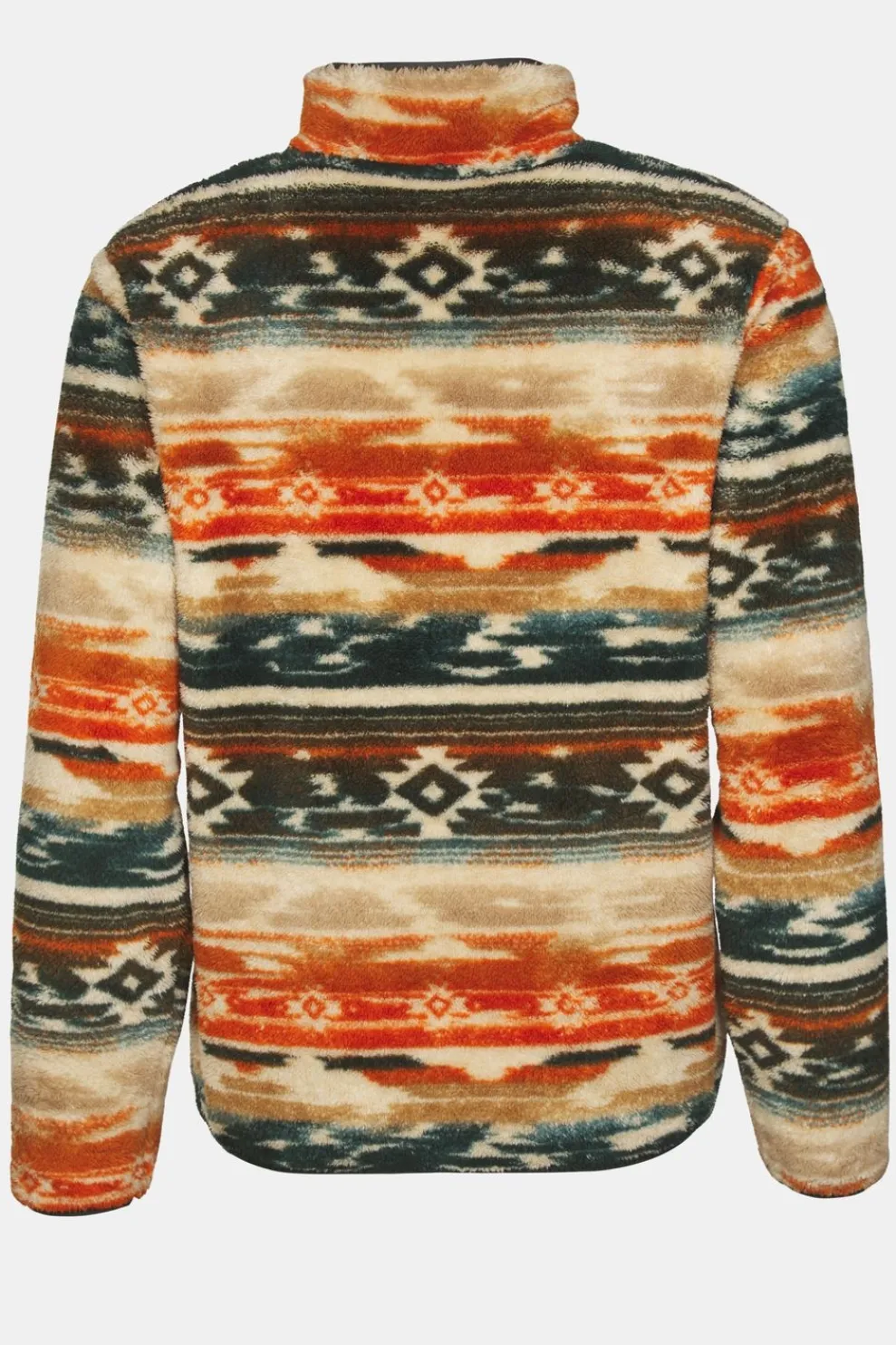 Outlet Ayacucho Fleece Leiria Printed Snap Pullover W Rust