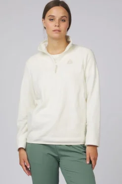 Outlet Ayacucho Fleece Lightweight Adventure 1/4 Zip W Ecru