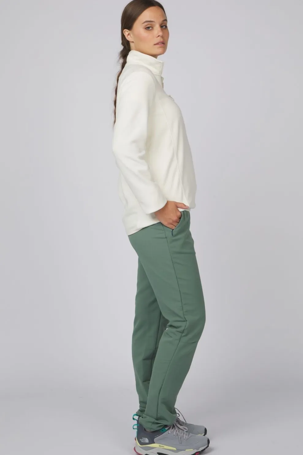 Outlet Ayacucho Fleece Lightweight Adventure 1/4 Zip W Ecru