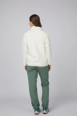 Outlet Ayacucho Fleece Lightweight Adventure 1/4 Zip W Ecru