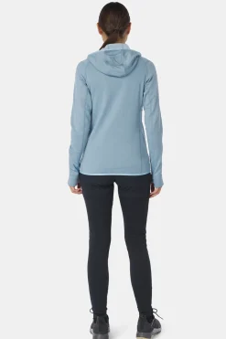 Outlet Ayacucho Fleece Mountain Midlayer Hoodie II W Soft Chambray