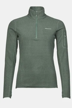 Fashion Ayacucho Fleece Mountain Packaway 1/2 Zip W Sage Leaf