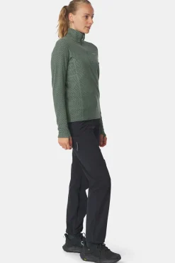 Fashion Ayacucho Fleece Mountain Packaway 1/2 Zip W Sage Leaf