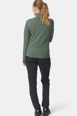 Fashion Ayacucho Fleece Mountain Packaway 1/2 Zip W Sage Leaf