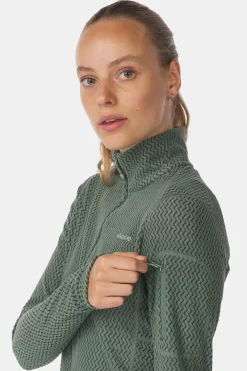 Fashion Ayacucho Fleece Mountain Packaway 1/2 Zip W Sage Leaf