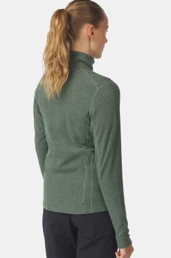 Fashion Ayacucho Fleece Mountain Packaway 1/2 Zip W Sage Leaf