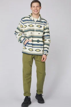 New Ayacucho Fleece Pehoe Printed Snap M Ecru Combo