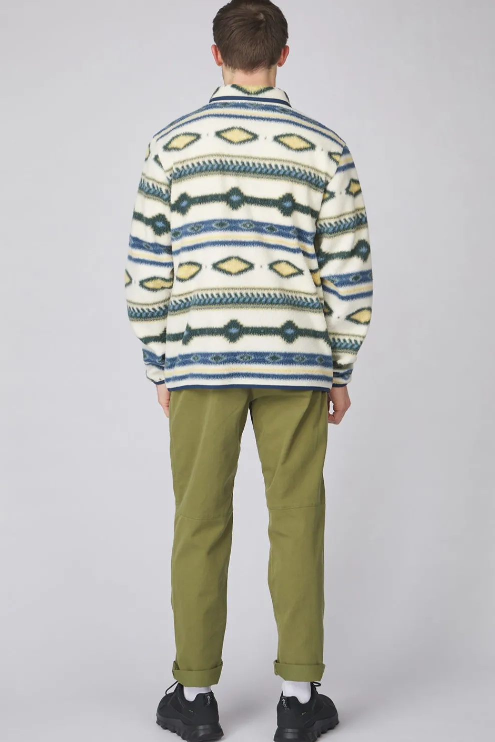 New Ayacucho Fleece Pehoe Printed Snap M Ecru Combo