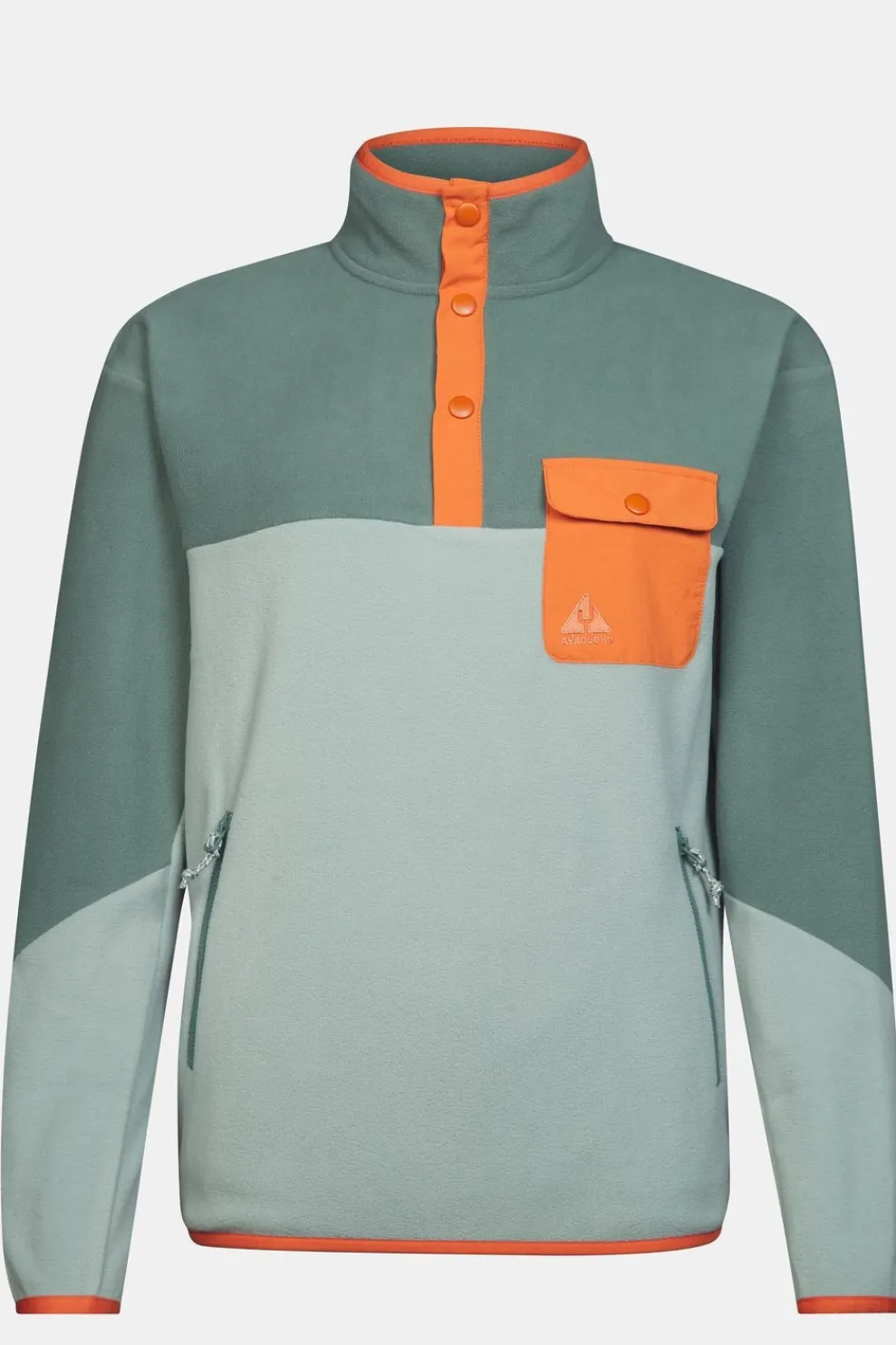 Online Ayacucho Fleece Peniche Micro Snap Pullover W Iceberg Green Combo