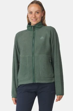 Sale Ayacucho Fleece Texel Sherpa Jacket W Sage Leaf