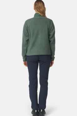 Sale Ayacucho Fleece Texel Sherpa Jacket W Sage Leaf