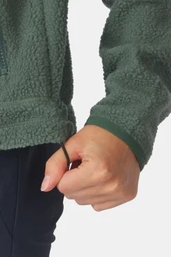 Sale Ayacucho Fleece Texel Sherpa Jacket W Sage Leaf