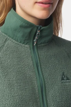 Sale Ayacucho Fleece Texel Sherpa Jacket W Sage Leaf
