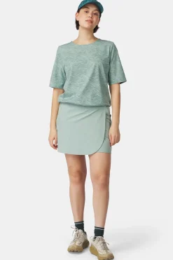 New Ayacucho Hemd City Travel Top Ss Ii W Iceberg Green Print