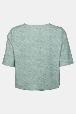 New Ayacucho Hemd City Travel Top Ss Ii W Iceberg Green Print