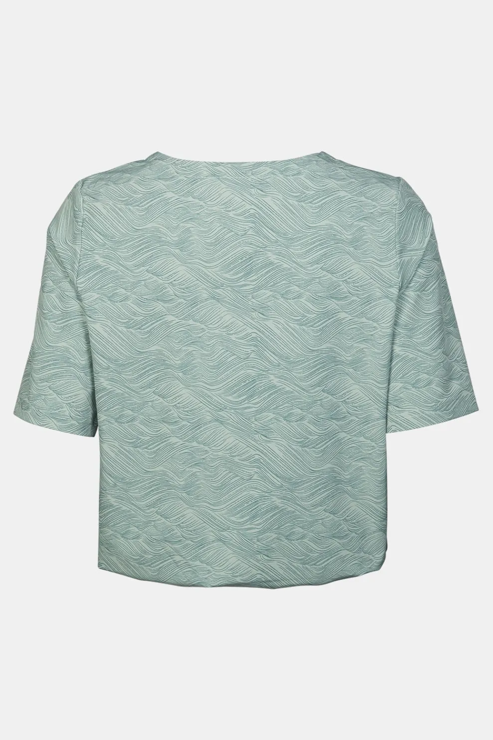 New Ayacucho Hemd City Travel Top Ss Ii W Iceberg Green Print