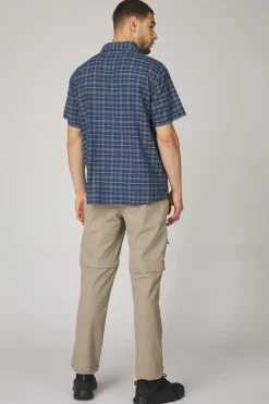 Hot Ayacucho Hemd Hiker III Stretch SS Am Navy Blue/Navy Blue