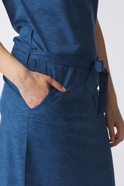 Hot Ayacucho Jurk City Travel W Moonlit Ocean Print