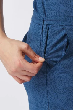 Hot Ayacucho Jurk City Travel W Moonlit Ocean Print