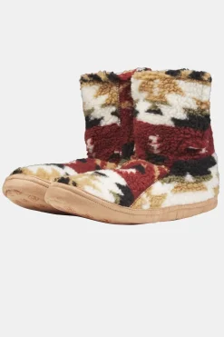 Fashion Ayacucho Pantoffel Sherpa Printed Fired Earth/Black Print