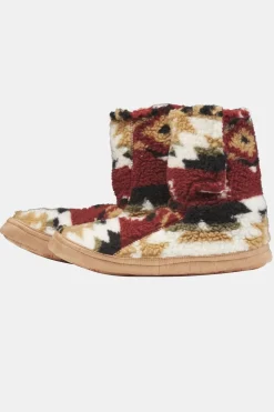 Fashion Ayacucho Pantoffel Sherpa Printed Fired Earth/Black Print