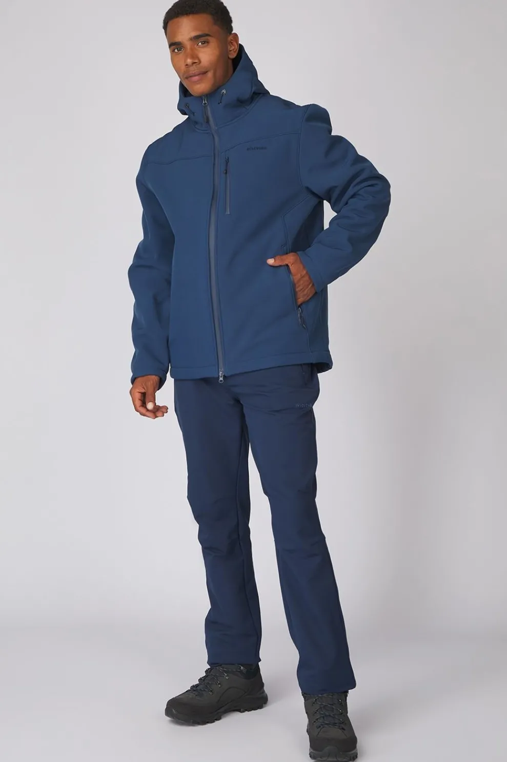 Clearance Ayacucho Softshell Jas Ridgeway Softshell Hoodie M Insignia Blue