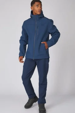 Clearance Ayacucho Softshell Jas Ridgeway Softshell Hoodie M Insignia Blue