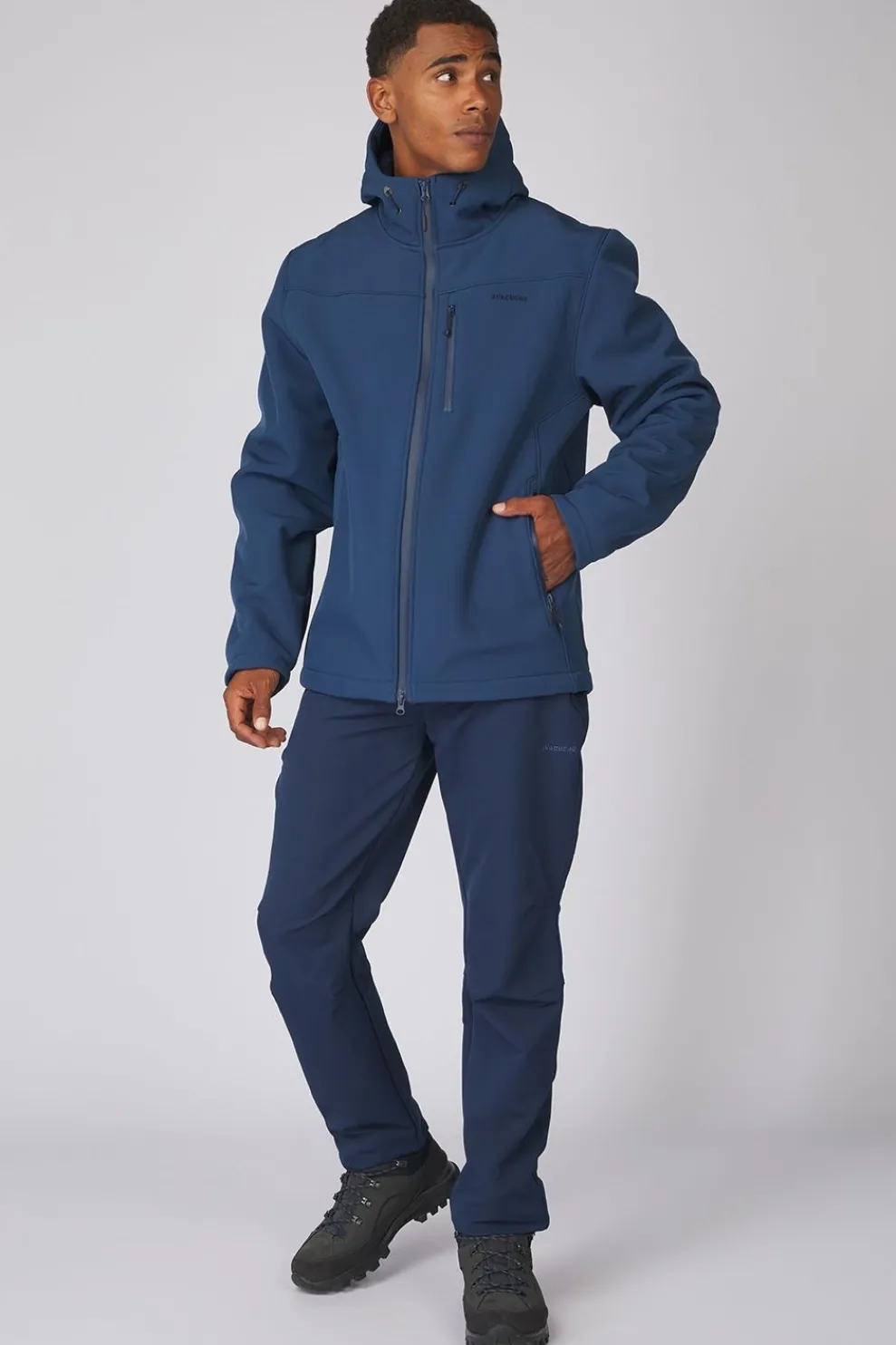 Clearance Ayacucho Softshell Jas Ridgeway Softshell Hoodie M Insignia Blue