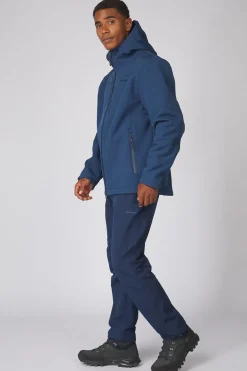 Clearance Ayacucho Softshell Jas Ridgeway Softshell Hoodie M Insignia Blue