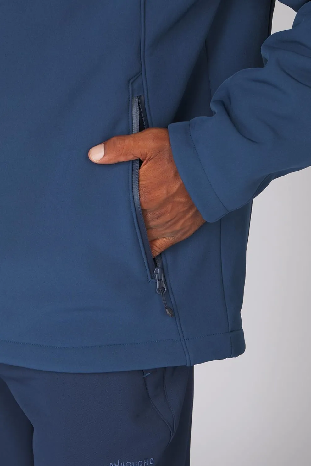 Clearance Ayacucho Softshell Jas Ridgeway Softshell Hoodie M Insignia Blue