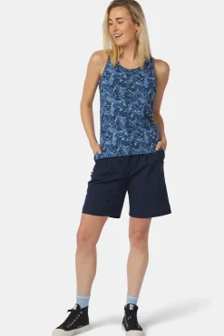 Fashion Ayacucho Top Greenwood Tank Top W Blue Wing Teal Print