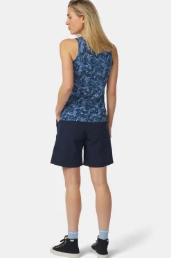 Fashion Ayacucho Top Greenwood Tank Top W Blue Wing Teal Print