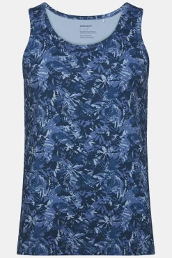 Fashion Ayacucho Top Greenwood Tank Top W Blue Wing Teal Print