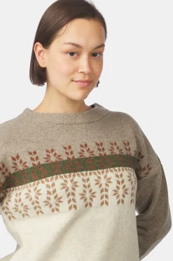 Trui Lugano Jaquard Wool Jumper W-Ayacucho Hot