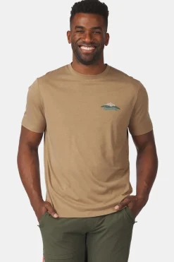 Clearance Ayacucho T-Shirt Bighorn Graphic Tee Ss M Kelp