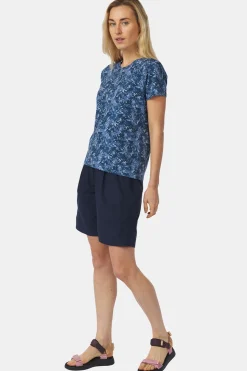 Hot Ayacucho T-Shirt Greenwood Ss W Blue Wing Teal Print