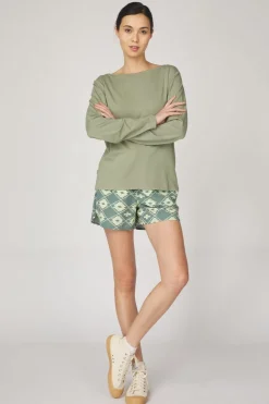 New Ayacucho T-Shirt Leila Ls W Moss