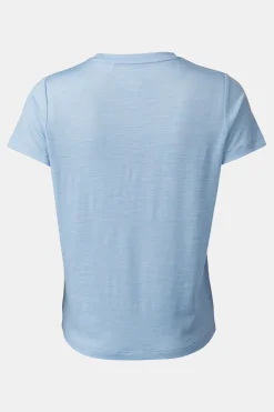 Outlet Ayacucho T-Shirt Ridge Trail Merino Print Ss W Soft Chambray