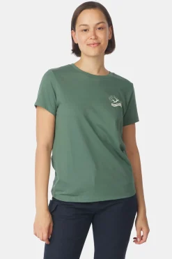 Fashion Ayacucho T-Shirt Sierra Organict-Shirt Ss W Sage Leaf