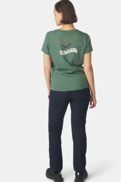 Fashion Ayacucho T-Shirt Sierra Organict-Shirt Ss W Sage Leaf